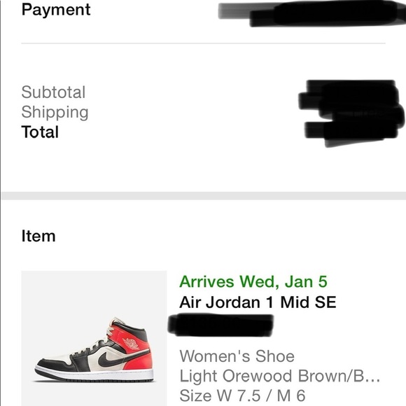 NEW RELEASE! Jordan 1 Mid SE Light Orewood Brown/Bright Crimson/White/Newsprint - Picture 10 of 10